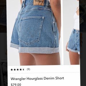 Urban Outfitters Wrangler Hourglass Denim Shorts